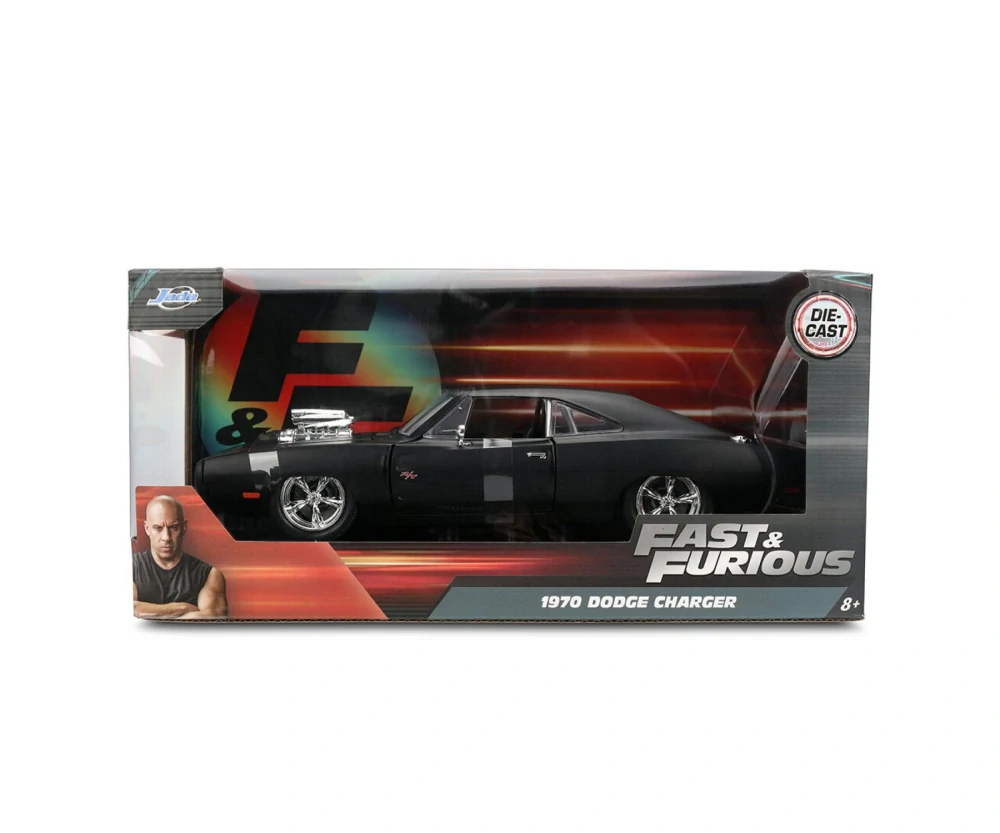 Dodge Charger Fast And Furious 1970 black 1:24 Jada Toys