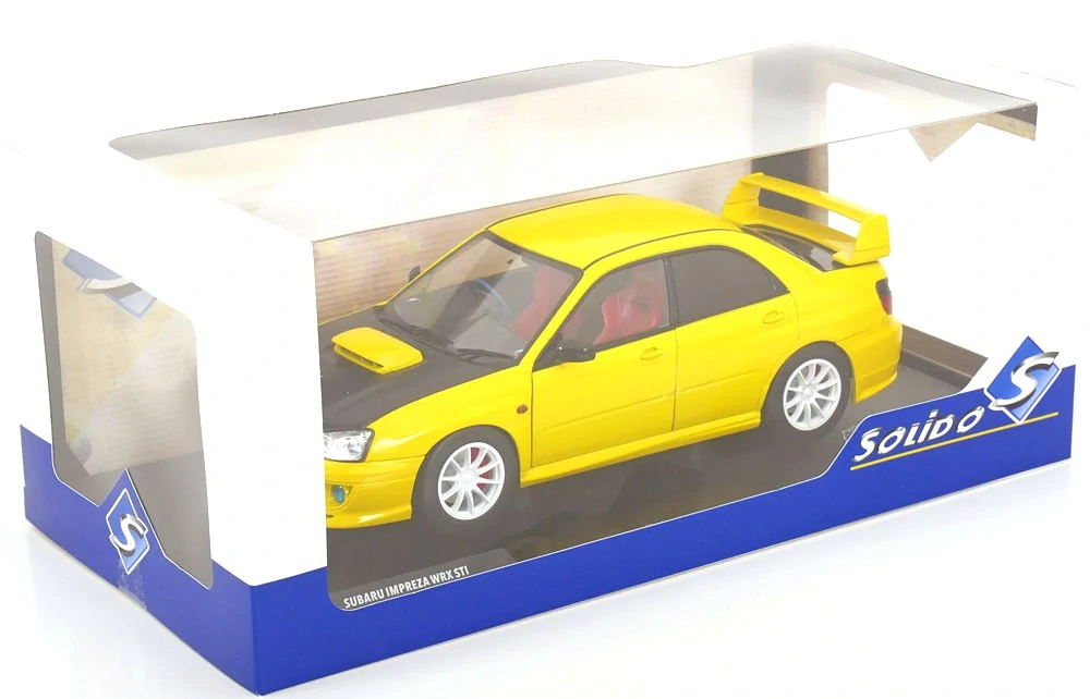 Subaru Impreza WRX STI 2003 yellow 1:18 Solido