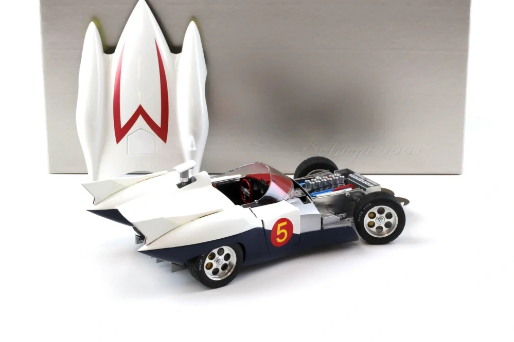 Hamilton Speed Racer Mach 5 white 1:18 Schwyn Haas