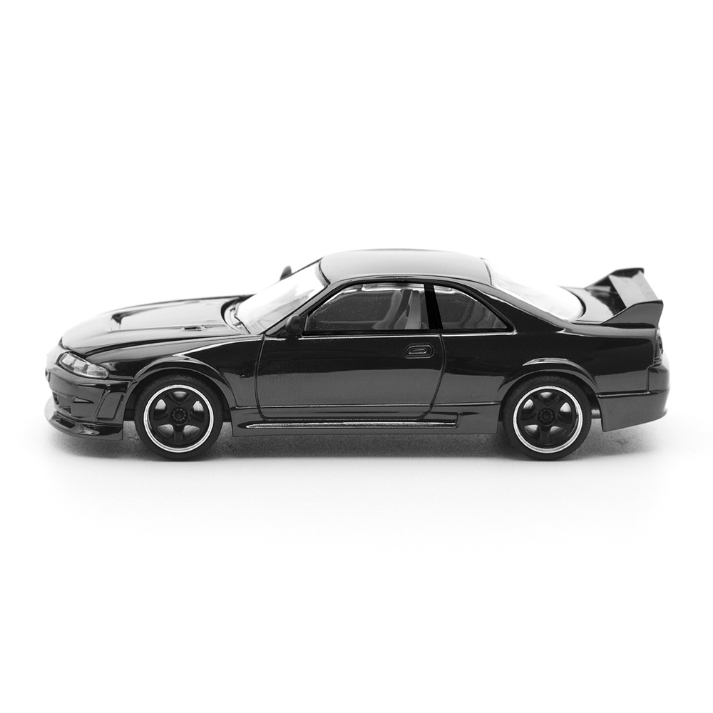 Nissan Skyline R33 GT-R *The Dark Chrome Series* dark chrome 1:64 Pop Race
