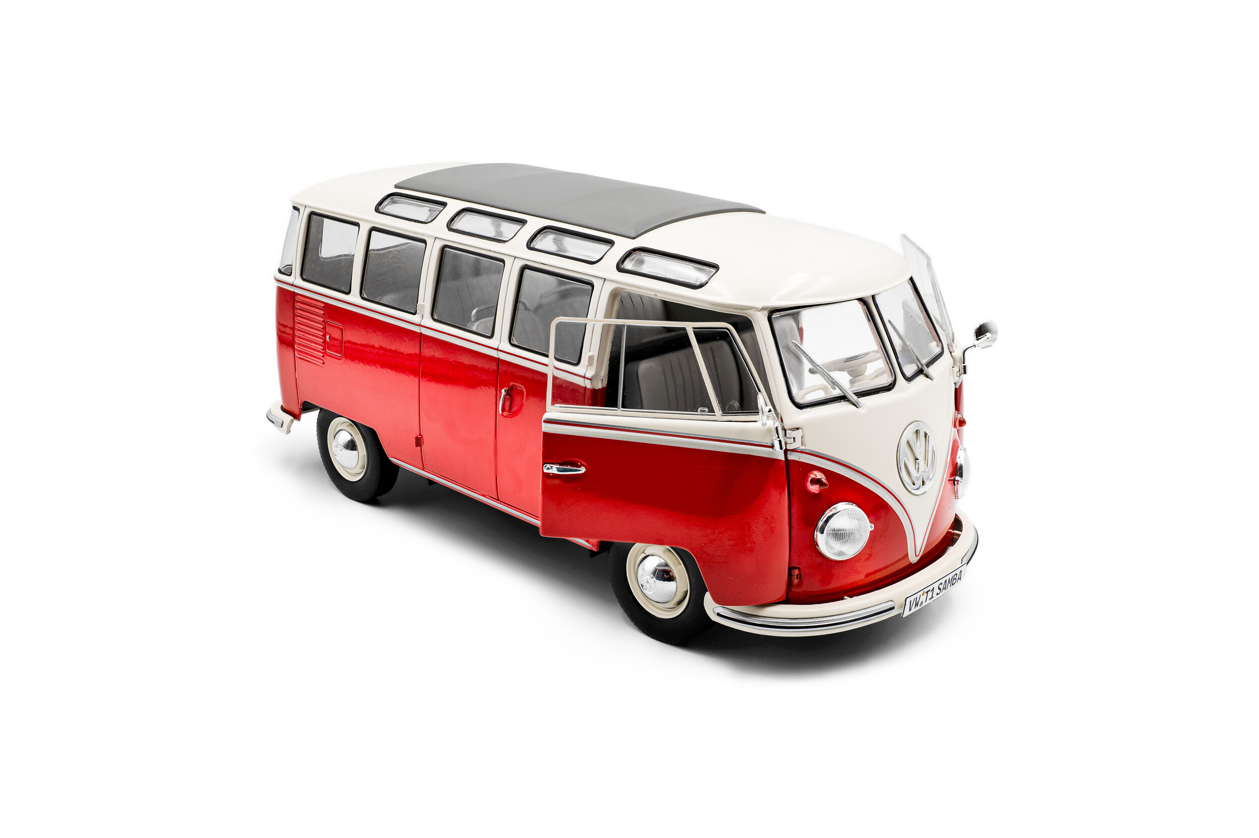 Volkswagen T1 Samba red/white 1:18 Solido