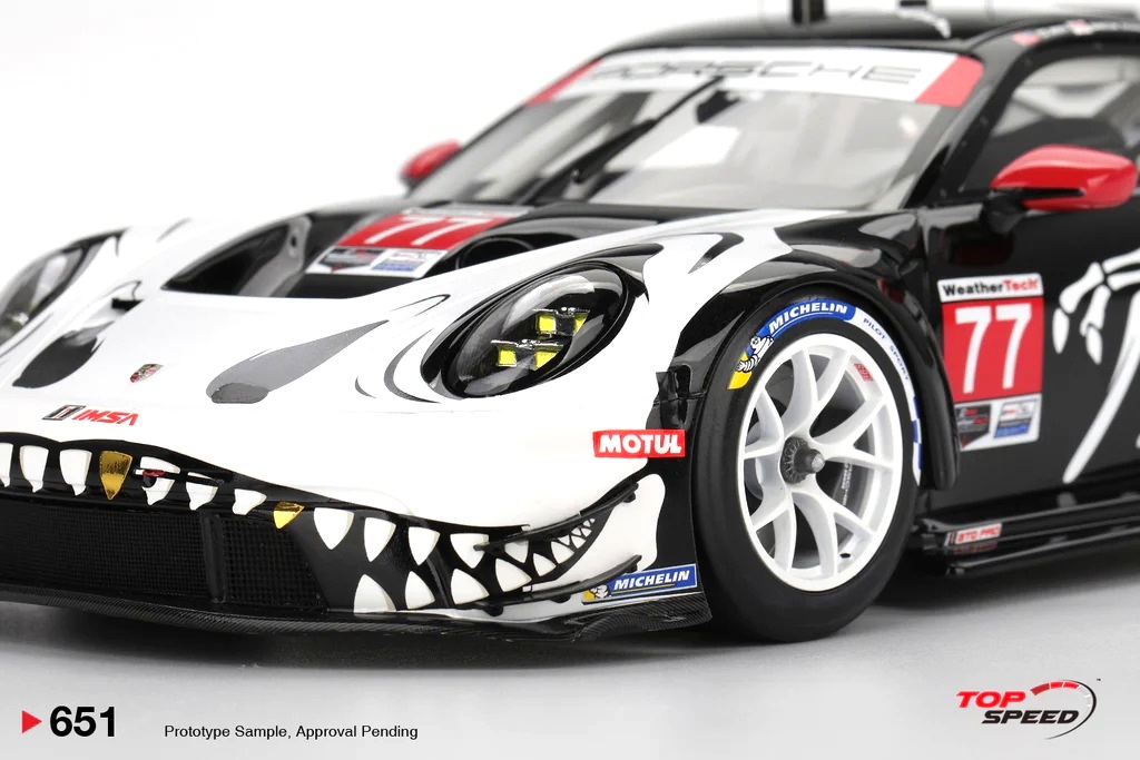 Porsche 911 992 GT3 R GTD PRO AO Racing #77 Petit Le Mans 2025 1:18 TopSpeed Models