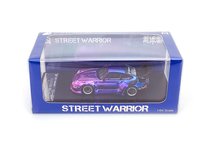 Porsche RWB NEO chrome 1:64 Street Weapon
