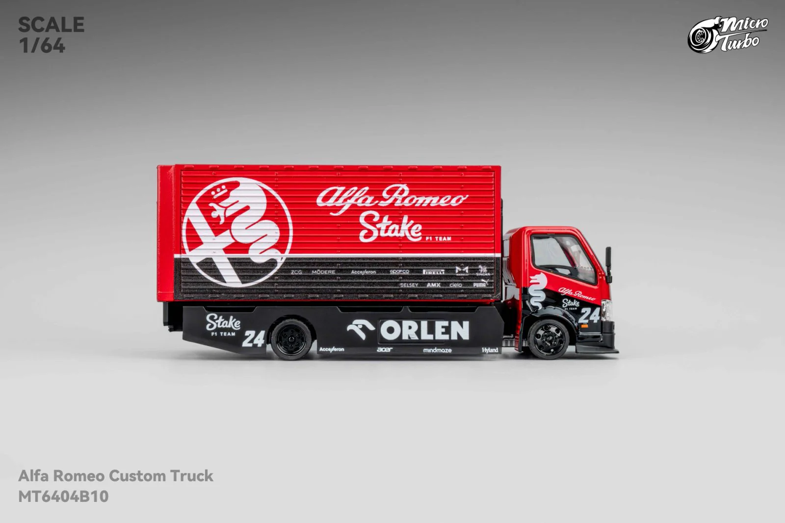 Alfa Romeo Custom Tow red/black 1:64 Microturbo