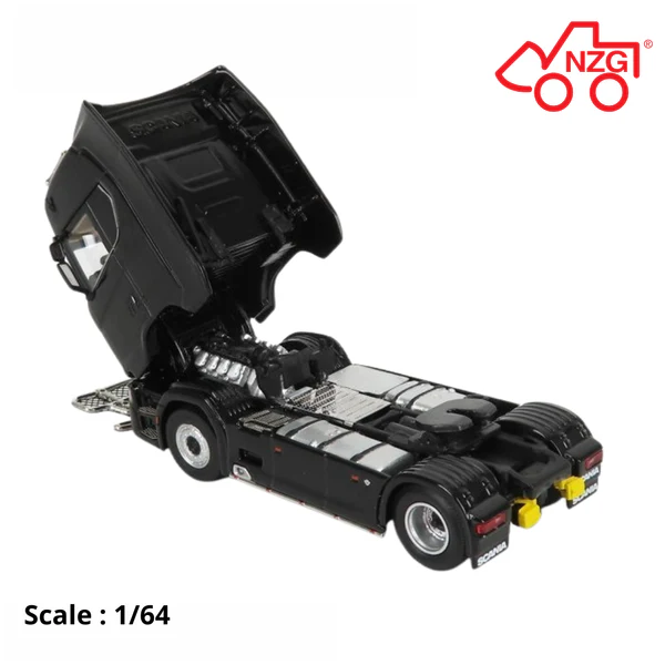 Scania S730 V8 Truck 2017 black 1:64 NZG