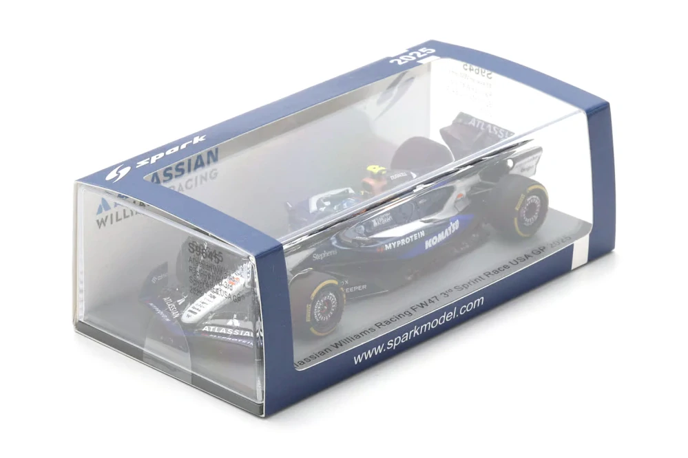 Williams FW47 #55 C.Sainz 3rd Sprint Race US GP 2025 1:43 Spark