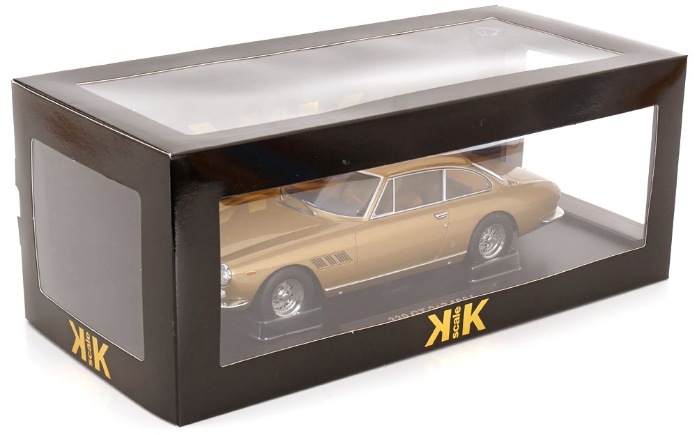 Ferrari 330 GT 2+2 1964 gold metallic 1:18 KK Scale