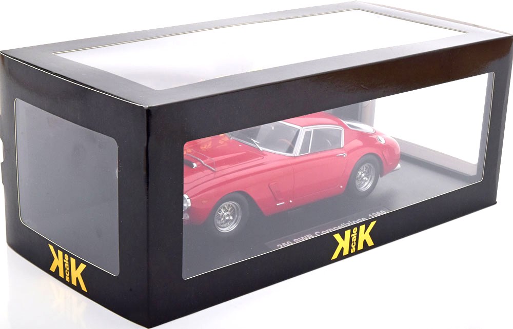 Ferrari 250 GT SWB Competizione 1961 red 1:18 KK Scale