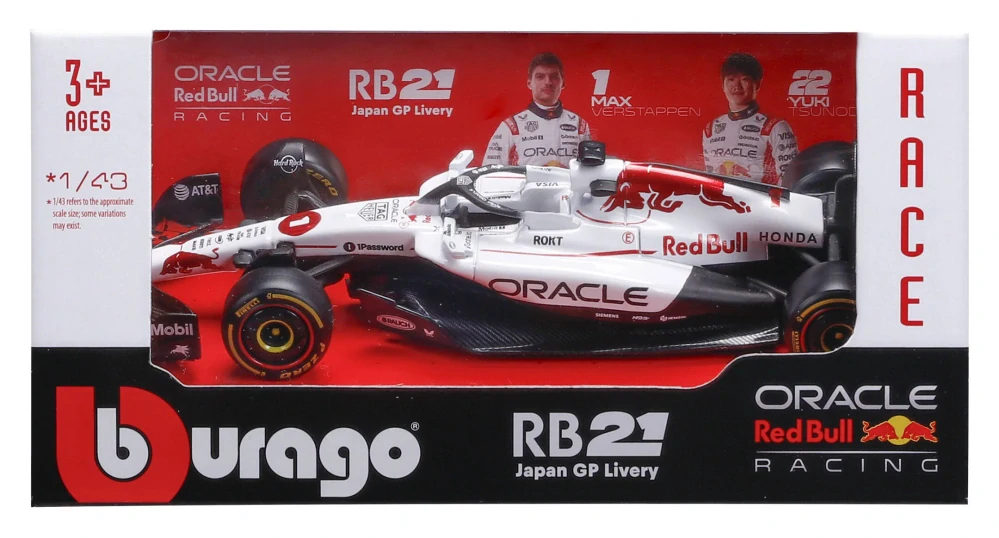 Red Bull RB21 Team Oracle Red Bull Racing #1 M.Verstappen Winner Japan GP 2025 1:43 Bburago