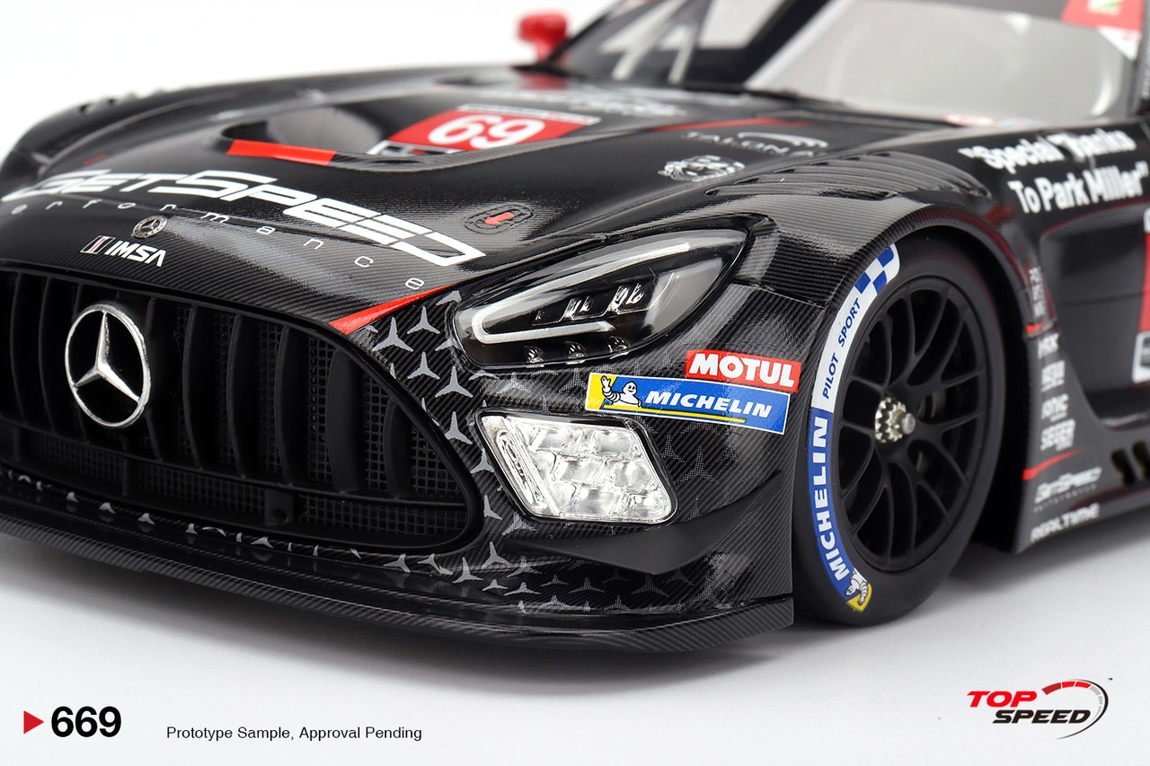 Mercedes-AMG GT3 EVO #69 Getspeed 24H Daytona 2025 1:18 TopSpeed Models