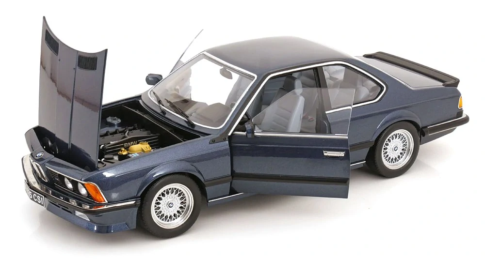 BMW 6-Series M635 CSI E24 Coupe 1987 dark blue 1:12 KK Scale