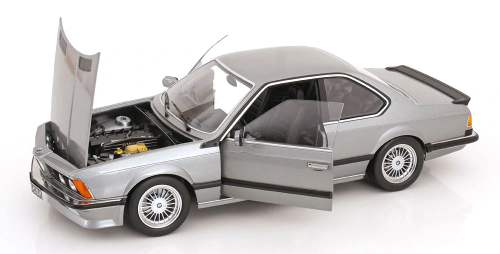 BMW 6-Series M635 CSI E24 Coupe 1987 with Alpina Rims grey metallic 1:12 KK Scale