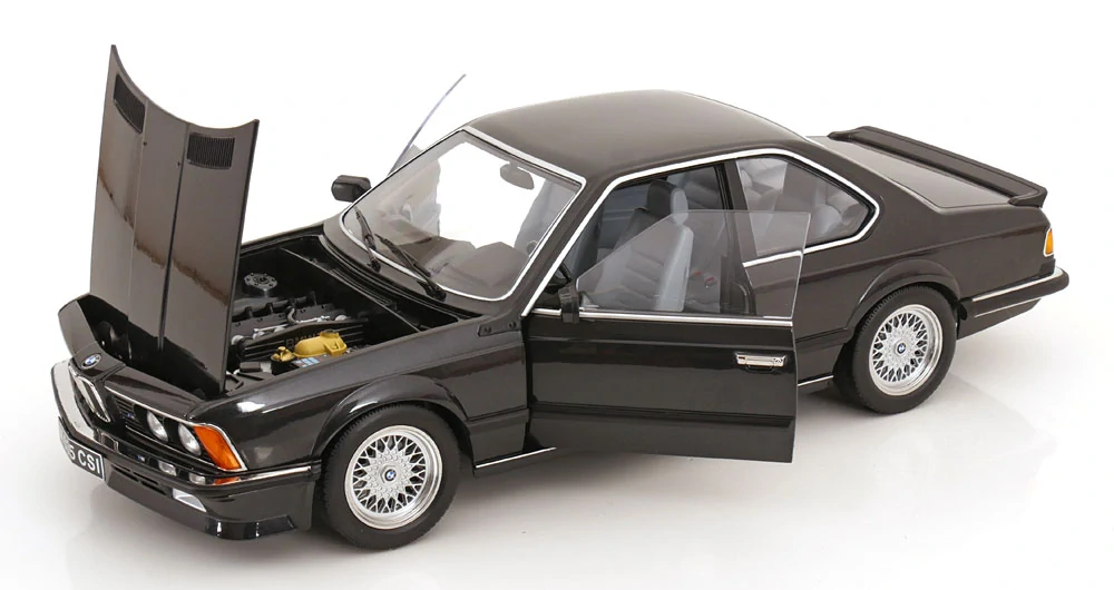 BMW 6-Series M635 CSI E24 Coupe 1987 black metallic 1:12 KK Scale