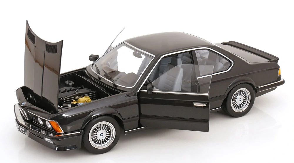 BMW 6-Series M635 CSI E24 Coupe 1987 with Alpina Rims black metallic 1:12 KK Scale