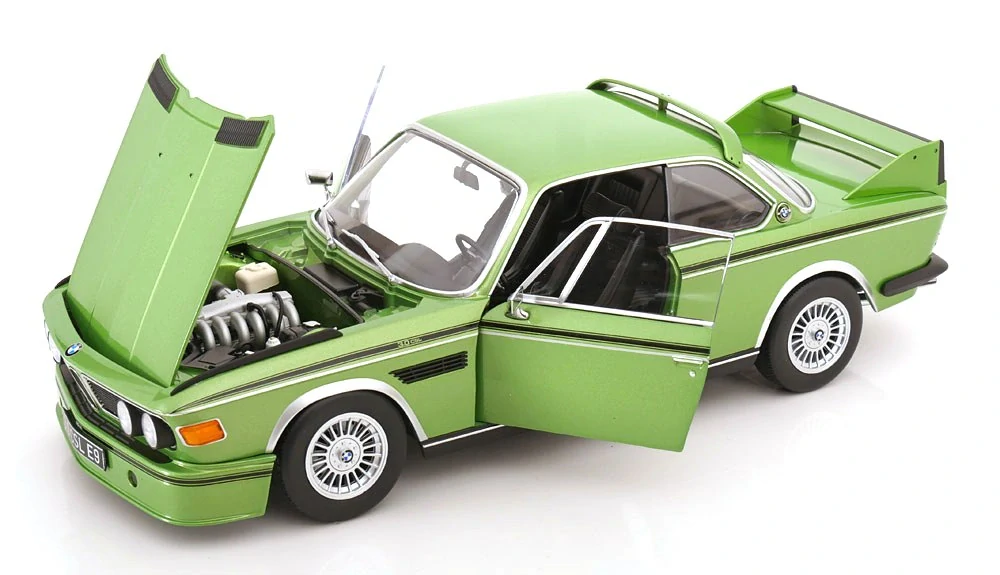 BMW 3.0 CSL E9 Coupe 1973 green metallic 1:12 KK Scale