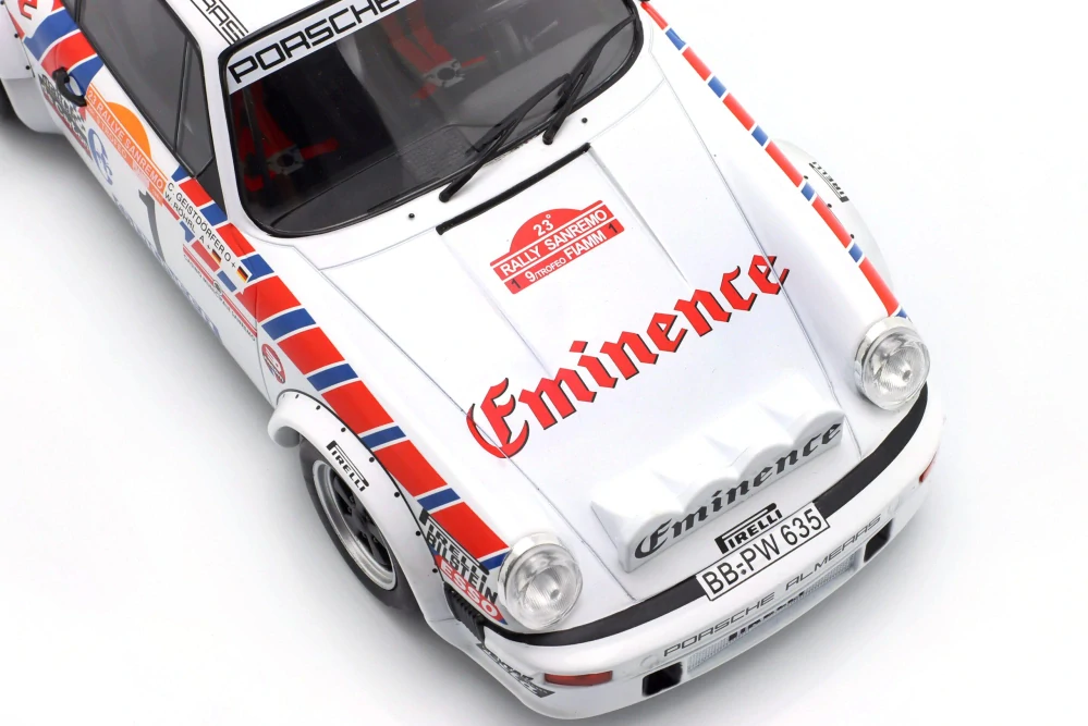Porsche 911 SC Gr.4 #1 Röhrl/Geistdörfer Rallye San Remo 1981 1:18 Werk83