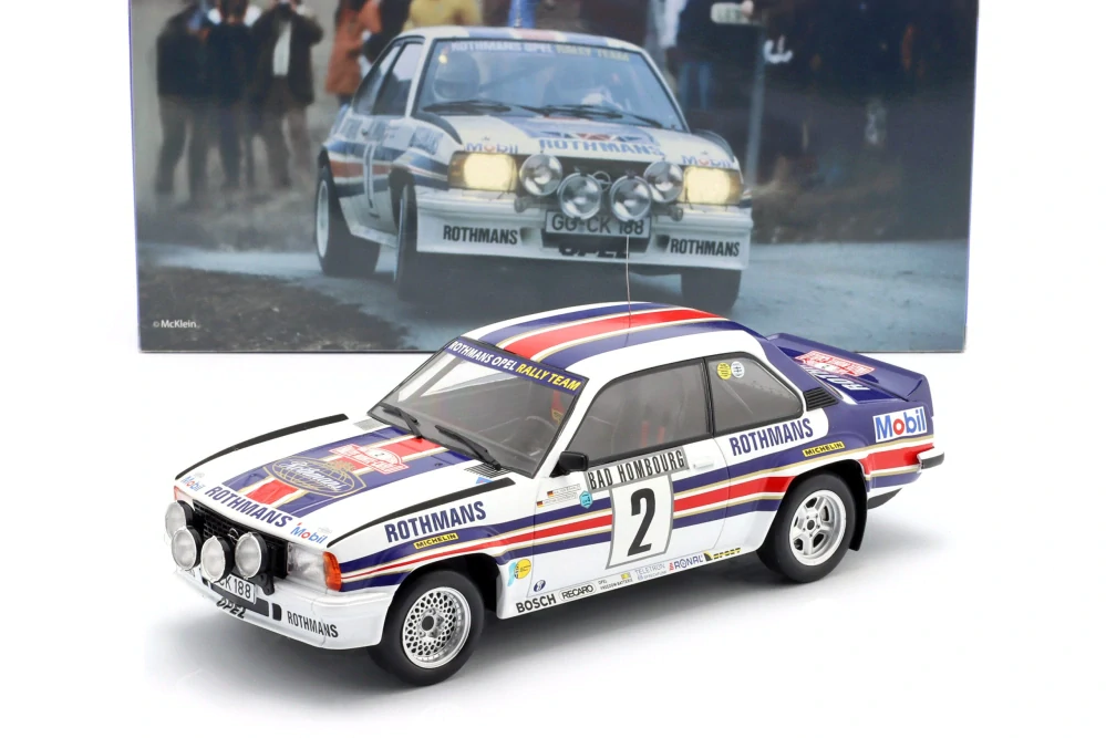 Opel Ascona 400 Rothmans #2 Röhrl/Geistdörfer Winner Rally Monte Carlo 1982 night version 1:18 Werk83