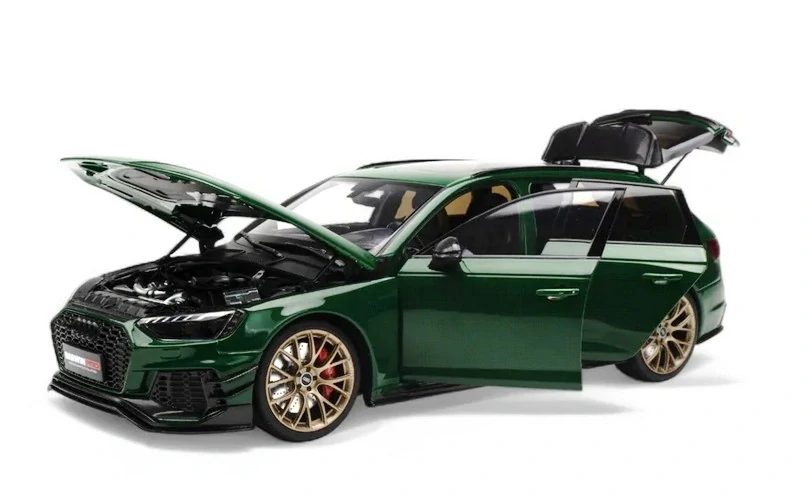 Audi A4 RS4 Darwin Pro B9 Avant SW Station Wagon 2020 green metallic 1:18 NZG