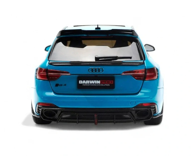 Audi A4 RS4 Darwin Pro B9 Avant SW Station Wagon 2020 blue metallic 1:18 NZG
