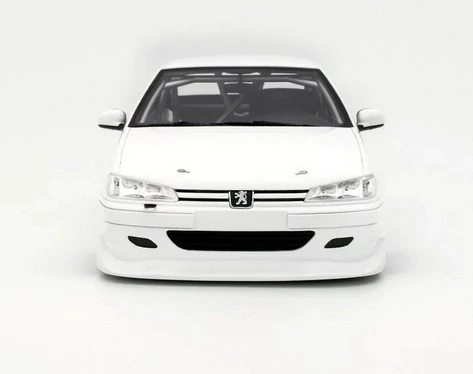 Peugeot 406 by Khyzyl Saleem 2024 white 1:18 OttOmobile