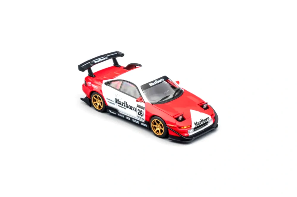 Toyota MR2 SW20 #28 *Marlboro Livery* white/red 1:64 Microturbo