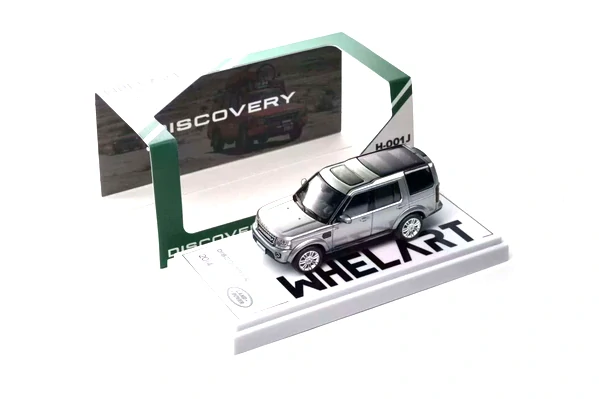 Land Rover Discovery 4 2014 metallic gray 1:64 Whelart