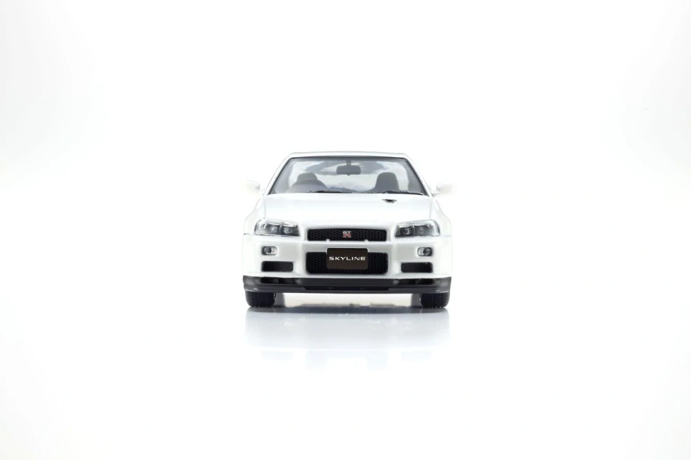 Nissan Skyline GT-R R34 V-SpecII 2001 white 1:43 Kyosho