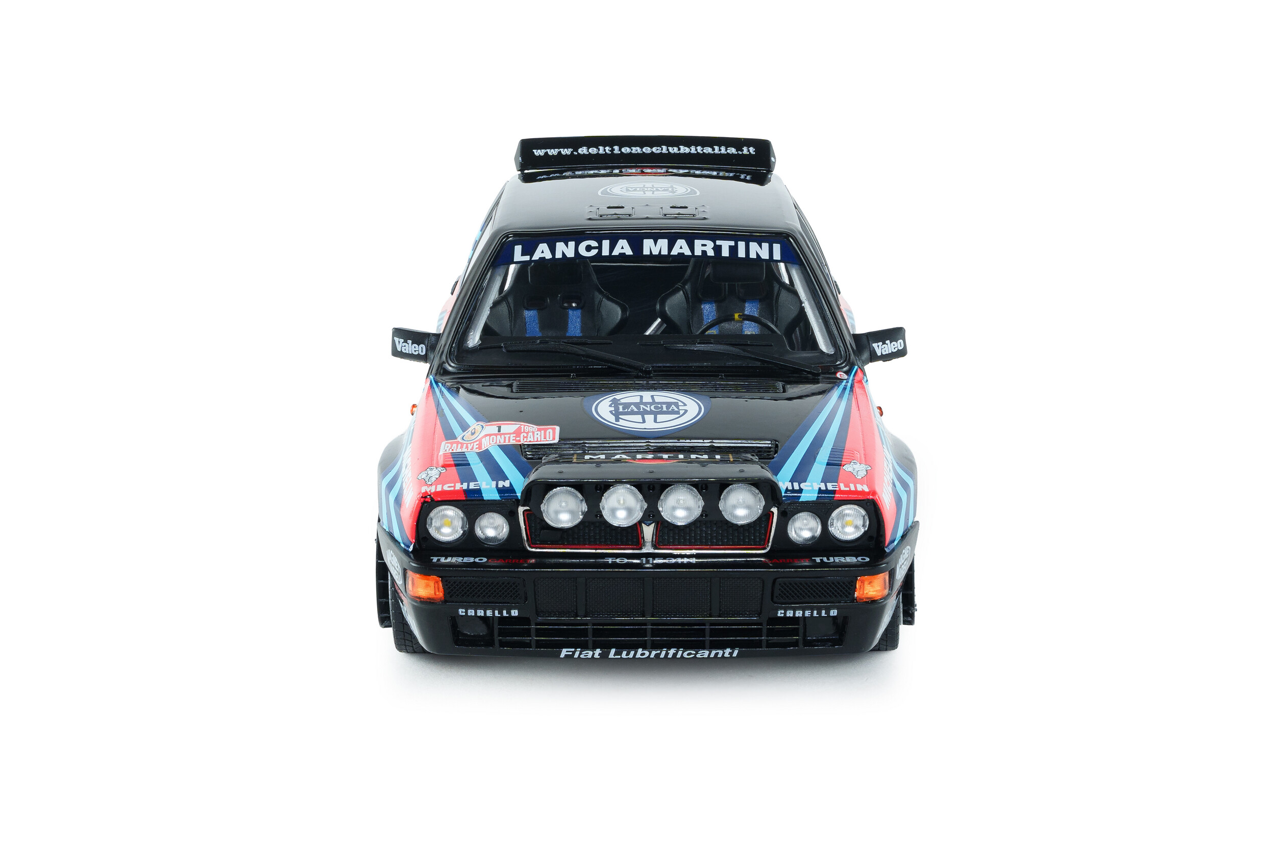 Lancia Delta HF Integrale Tribute To Biasion A.Sacco Rallye Monte Carlo 1990 1:18 Solido