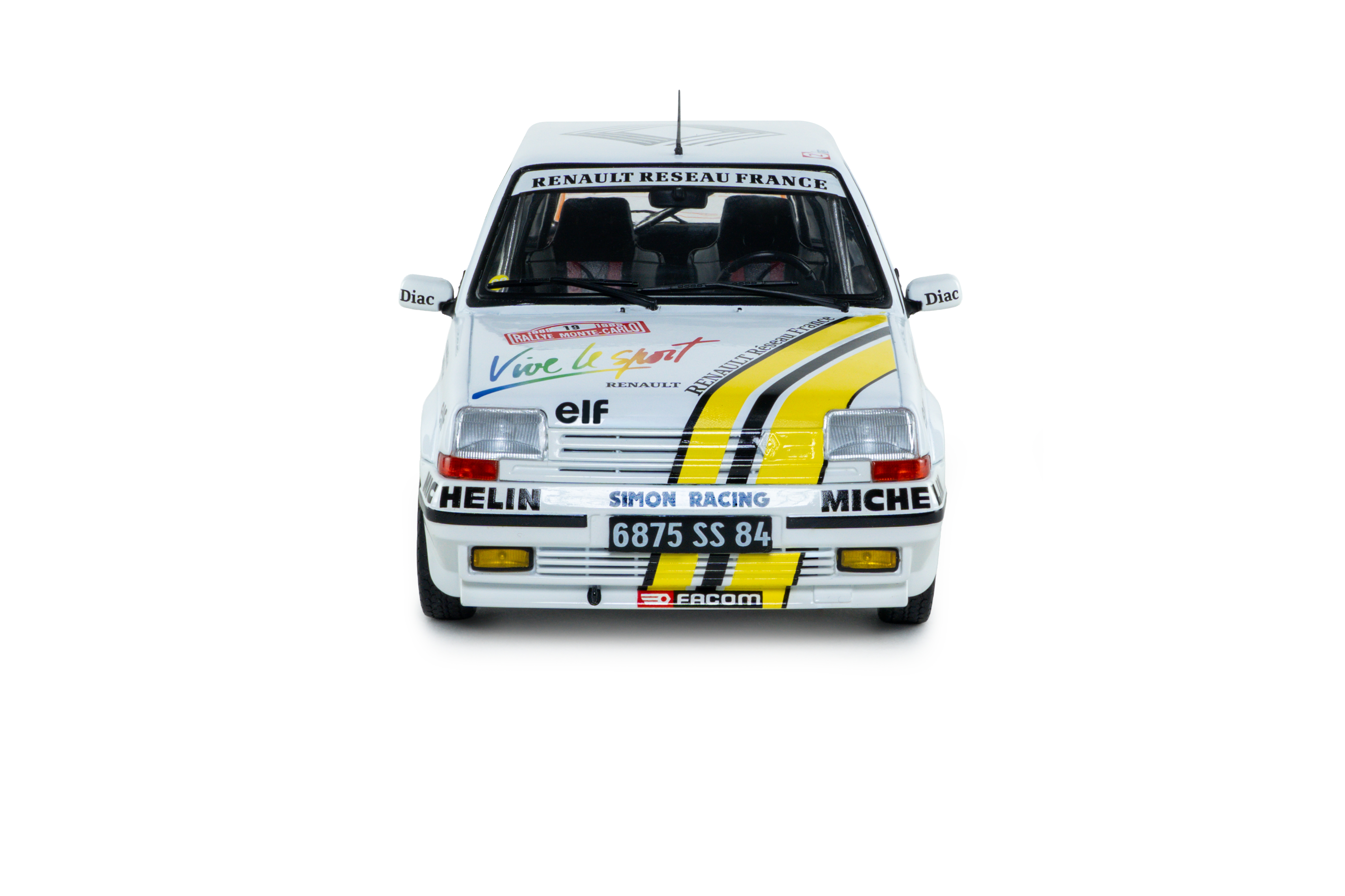Renault 5 GT Turbo MK2 #19 Oreille/Thimonier Rallye Monte Carlo 1989 1:18 Solido