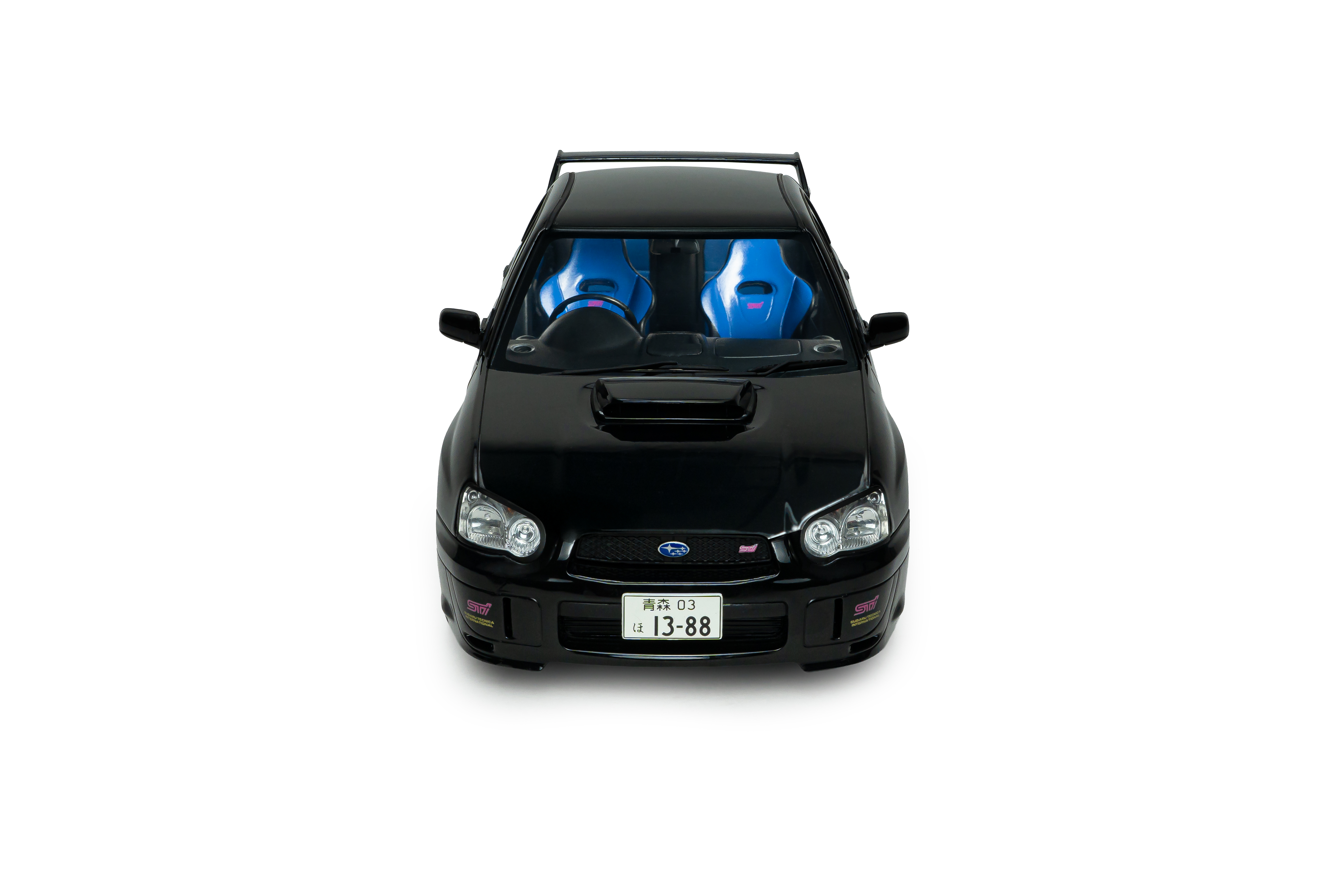 Subaru Impreza WRX STI 2004 Java black pearl 1:18 Solido