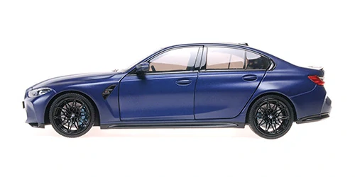 BMW M3 2024 matt blue metallic 1:18 Minichamps