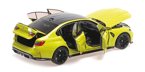 BMW M3 2024 yellow 1:18 Minichamps
