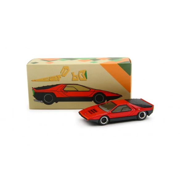 Alfa Romeo 33 Bertone Carabo 1968 red 1:64 Laudoracing Model