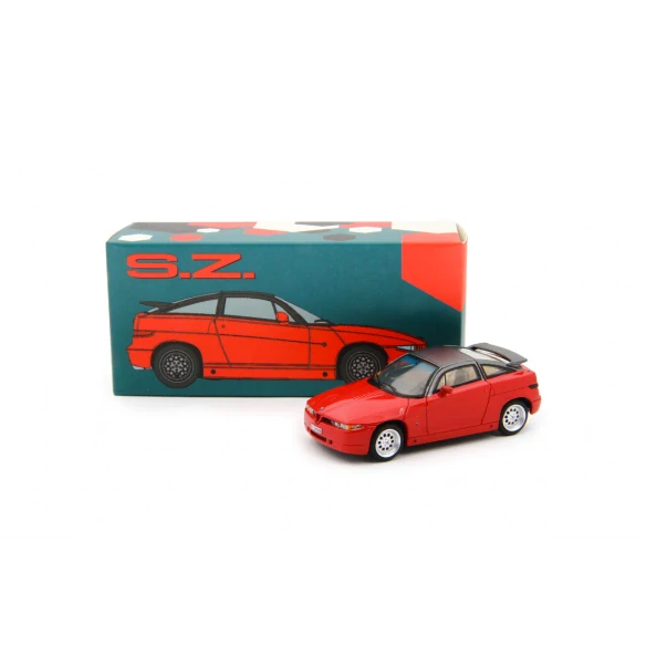 Alfa Romeo SZ (Es 30) 1989 red 1:64 Laudoracing Model