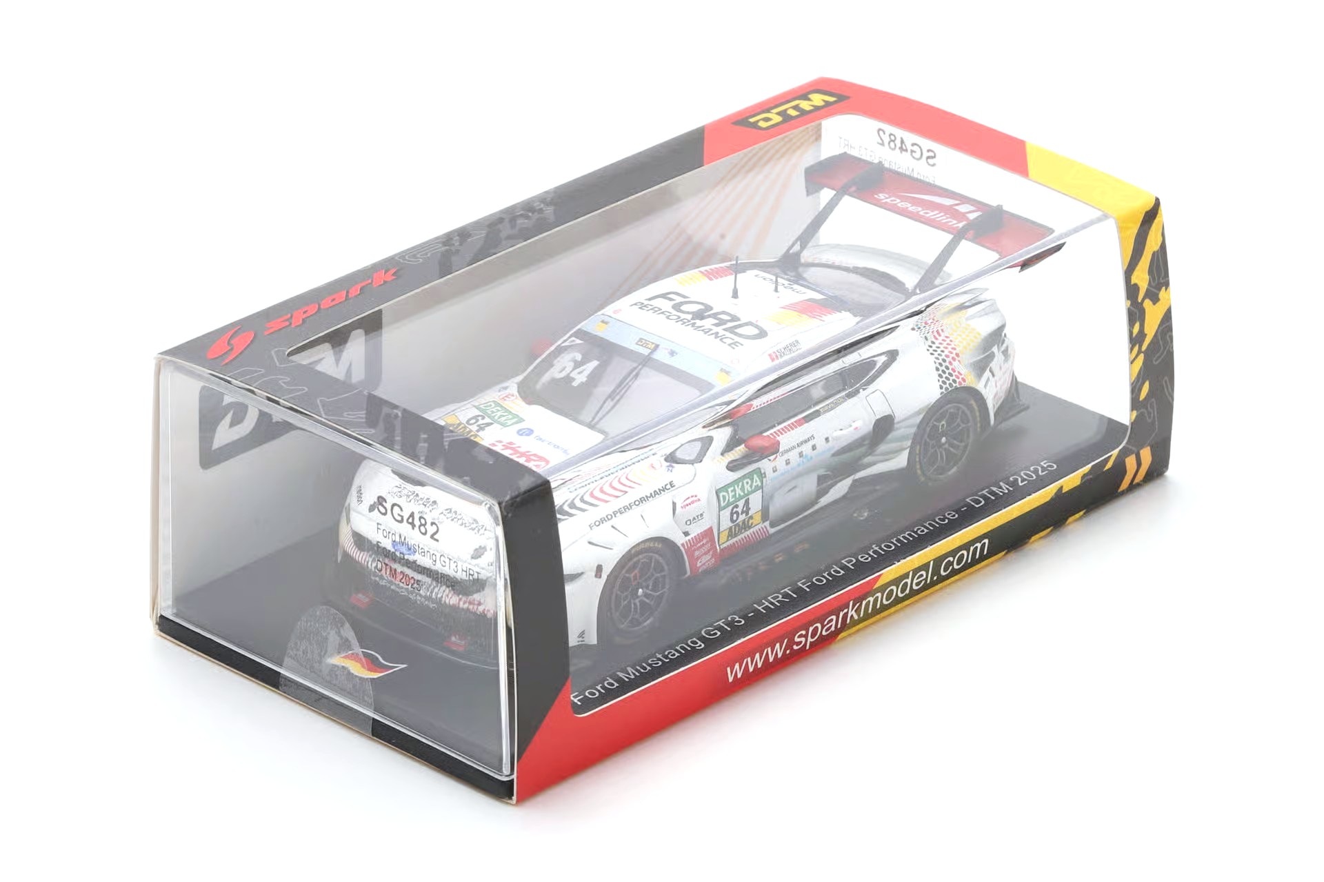 Ford Mustang GT3 HRT Ford Performance #64 F.Scherer DTM 2025 1:43 Spark