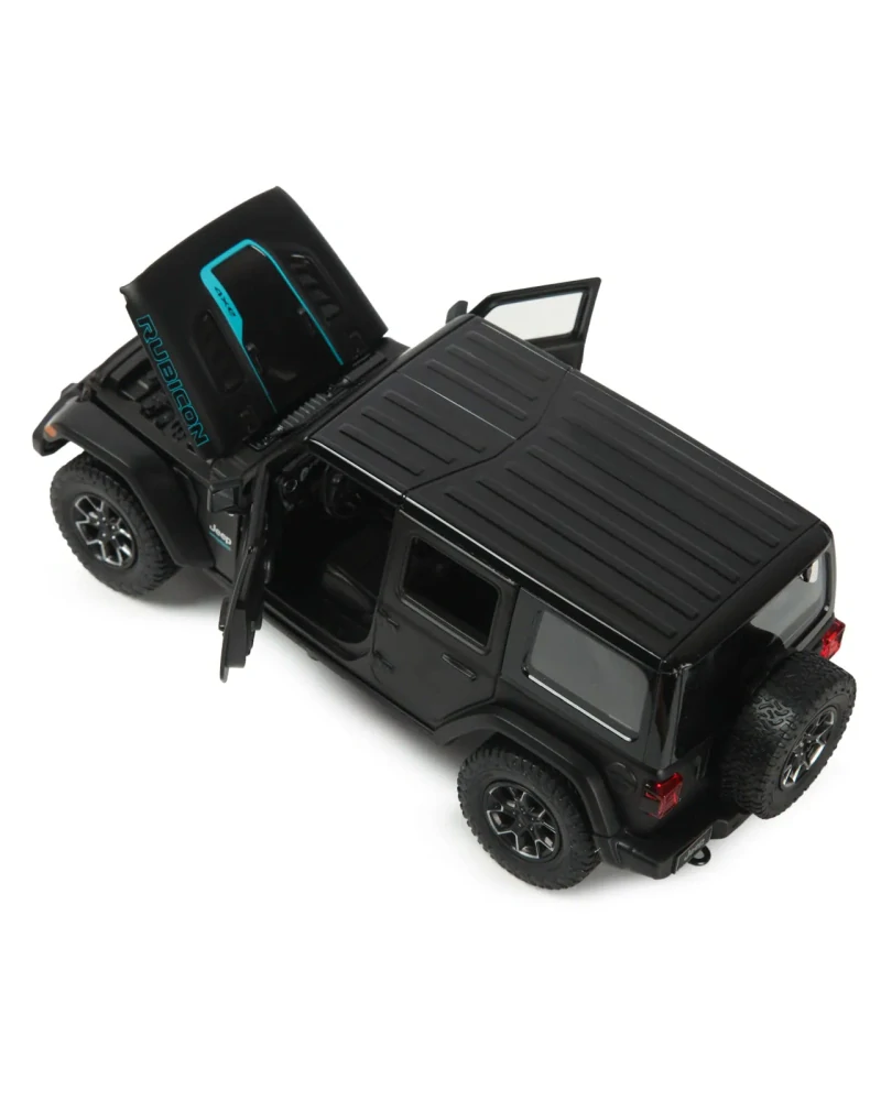 Jeep Wrangler Rubicon 4xe black 1:24 Rastar