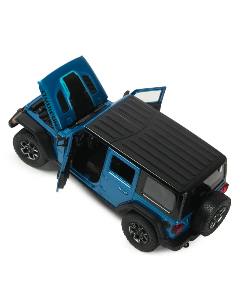 Jeep Wrangler Rubicon 4xe blue 1:24 Rastar
