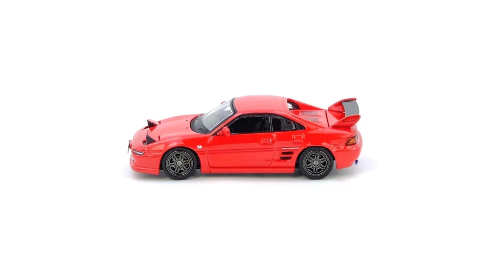 Miniature 1/64 IGNITION-MODEL Toyota MR2 1600G Super Charger 1986 Rouge