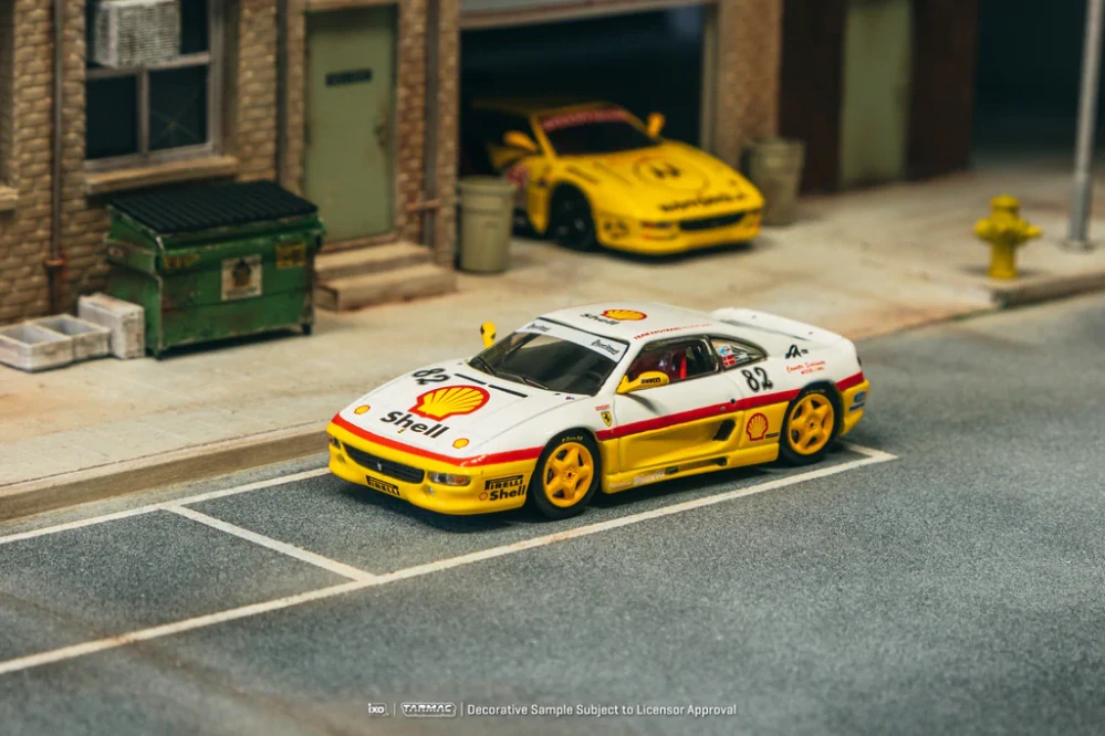 Ferrari F355 Challenge 1999 #82 D. Peter Andersen white/yellow 1:64 Tarmac