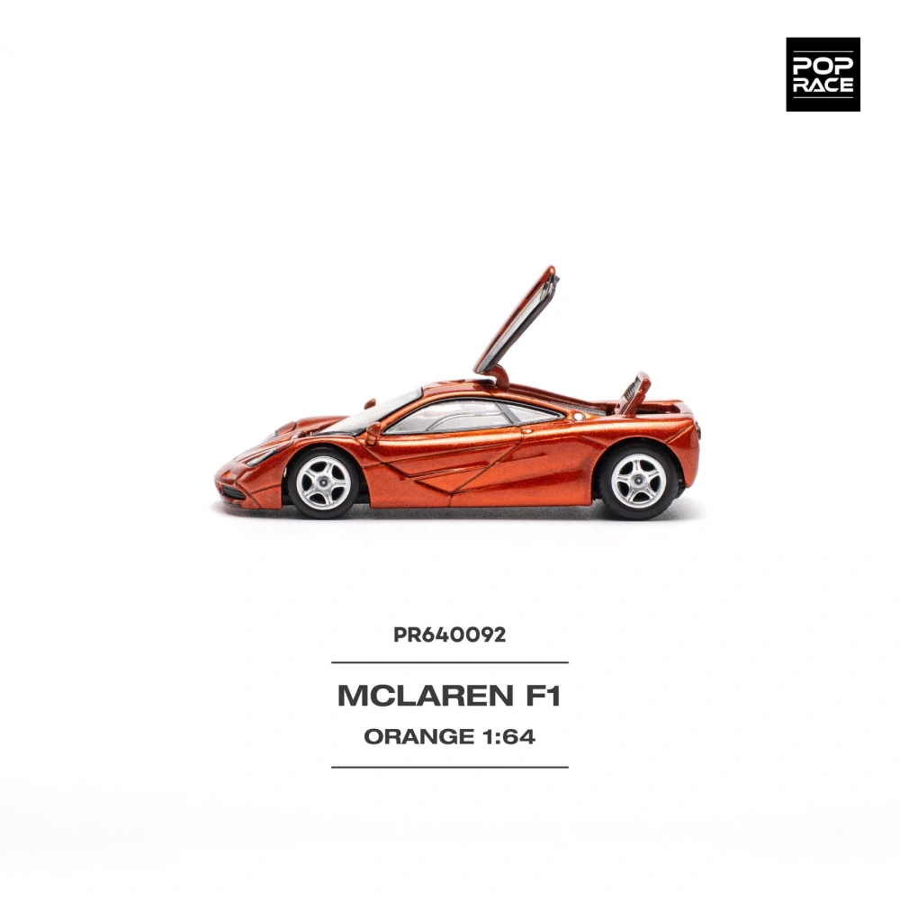 McLaren F1 Road Car 1993 orange 1:64 Pop Race