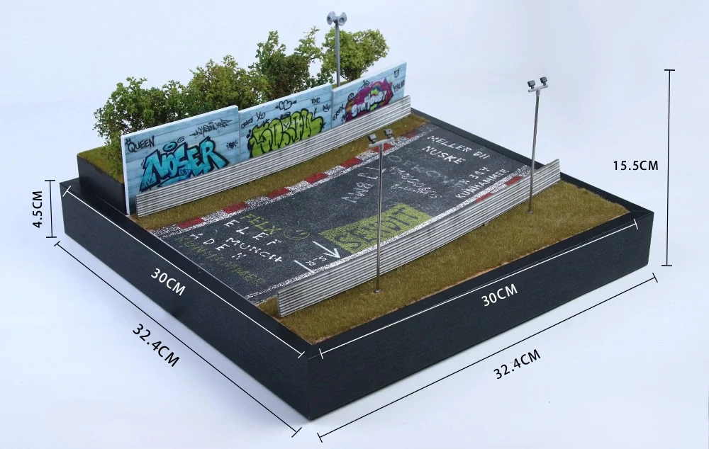Diorama *Nurburging 02* 1:64 Black Box Diorama