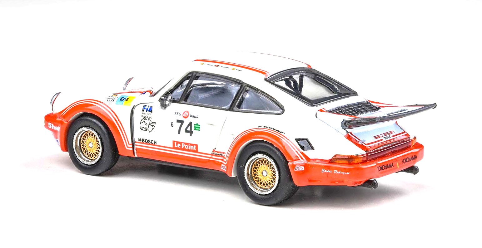 Porsche 911 Carrera RSR 3.0 Coupe Team Aurora Racing #74 1974 1:64 Para64