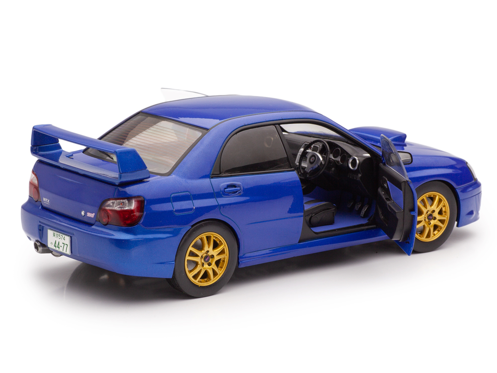 Subaru Impreza WRX STI 2003 sonic blue 1:18 Solido