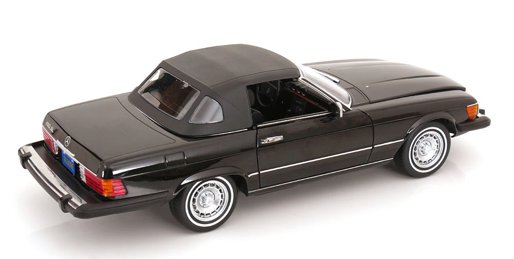 Mercedes-Benz 450SL R107 USA 1979 *American Giggolo* black 1:12 KK Scale