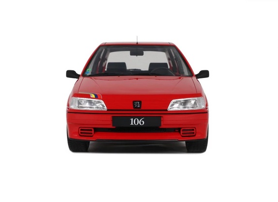 Peugeot 106 PH.1 1993 rallye red P0KB 1:12 OttOmobile