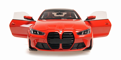 BMW M4 2024 red metallic 1:18 Minichamps 