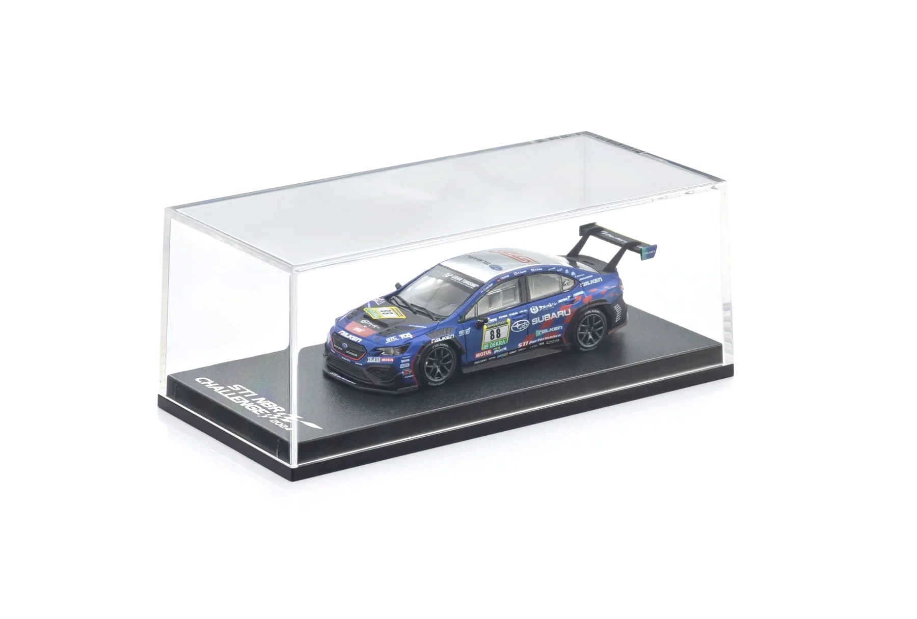 Subaru WRX STI #88 C. van Dam/T.Schrick/K.Sasaki/R.Kubo NBR 2024 With LED With Book 1:64 Kyosho
