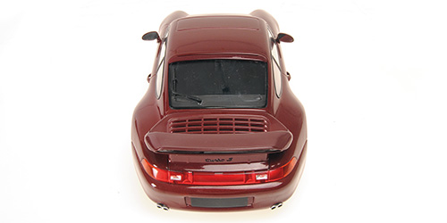 Porsche 911 993 Turbo S 1997 dark red metallic 1:18 Minichamps