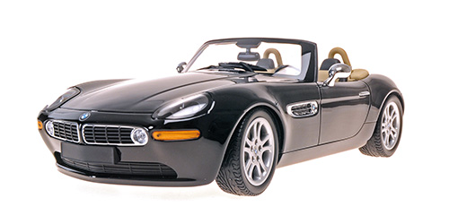 BMW Z8 Roadster 2000 black 1:18 Minichamps