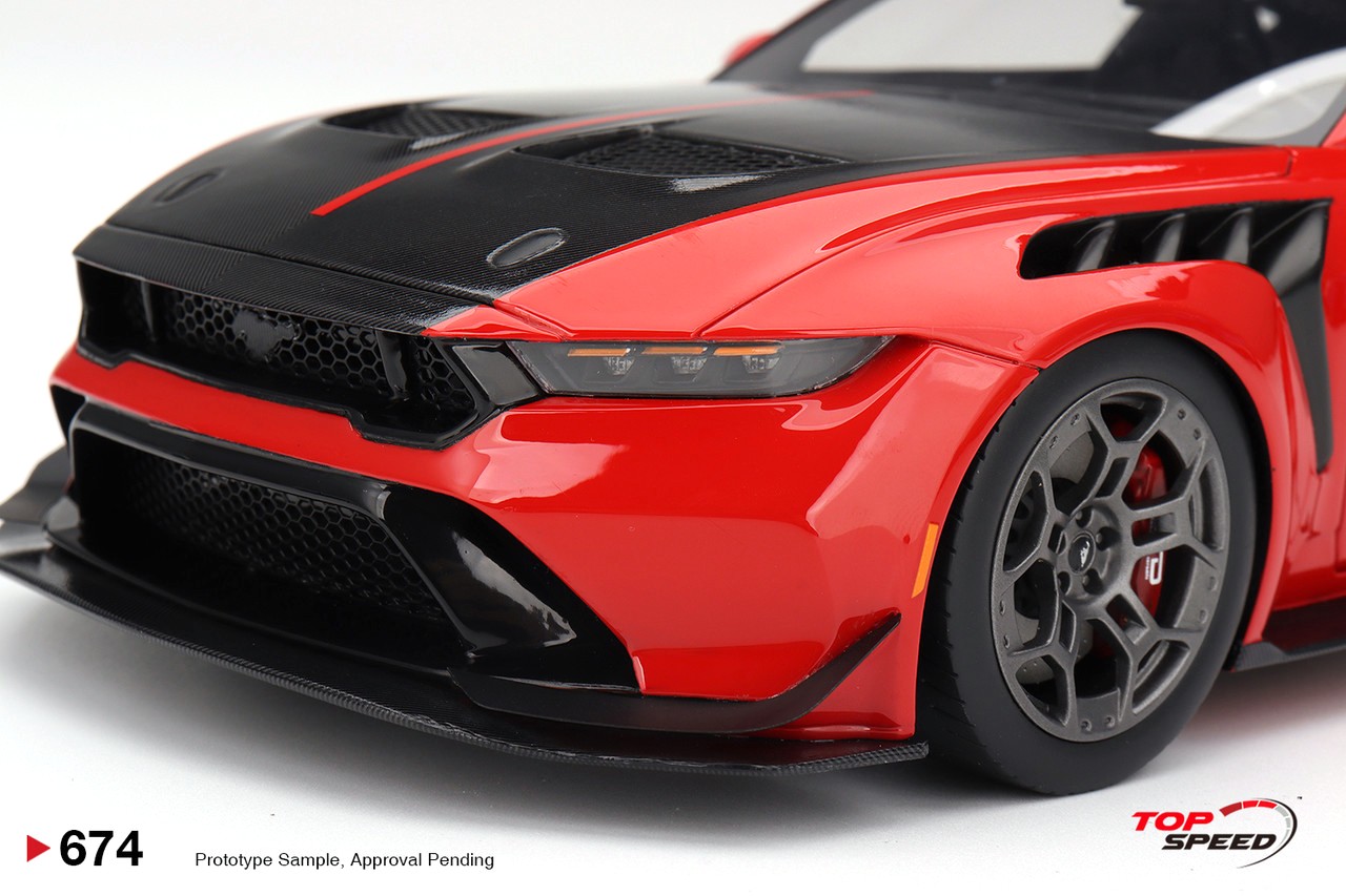 Ford Mustang GTD 2025 race red 1:18 TopSpeed Models 